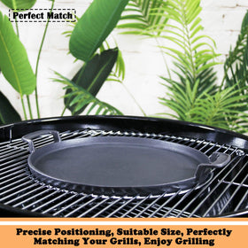 Food demo on Hisencn griddle pan highlighting cooking versatility