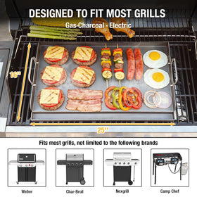 Hisencn pre-seasoned griddle surface showing natural non-stick progress.
