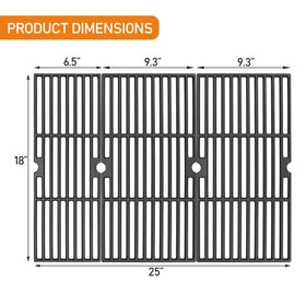 Hisencn grates for Char-Broil Performance 4 burner fit