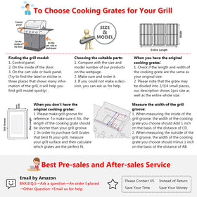 Hisencn G321-0006-W1 compatible grates for even sear