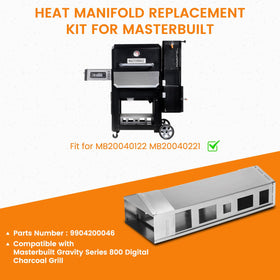 Hisencn Heat Manifold: compatible with Masterbuilt Gravity Series 800 for easy replacement.