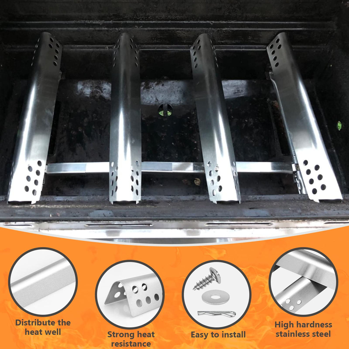 Hisencn installation screws and instructions simplify replacement.