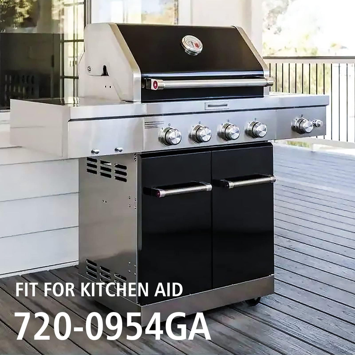 Hisencn replacement package contents include burners, plates, igniters, and hardware.