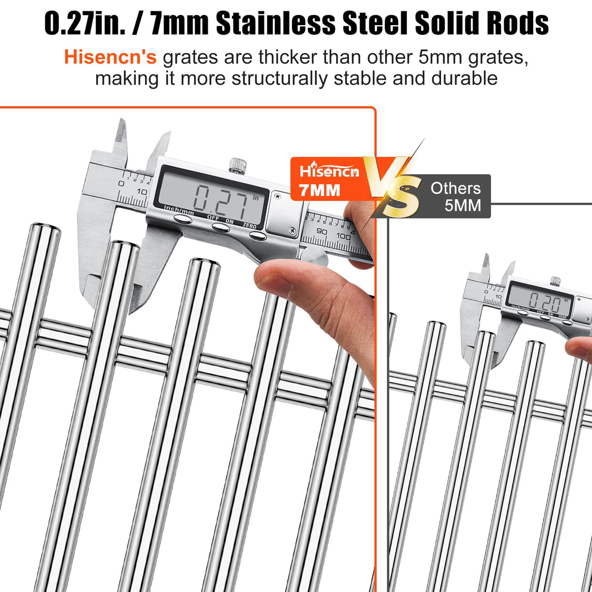 Hisencn two-pack replacement grates for Nexgrill save downtime