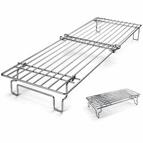 Hisencn universal grill rack extended length fits larger grills for versatile cooking