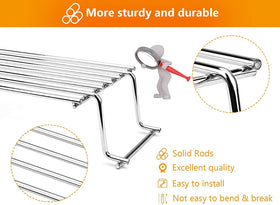 Hisencn warming rack holds 10 buns or 16 wings at steady heat.