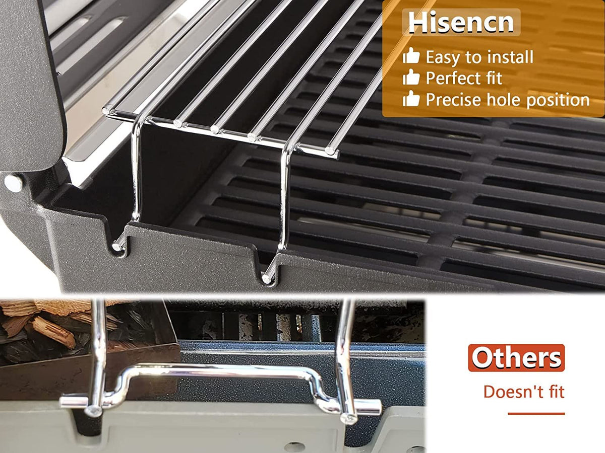 Hisencn large warming surface supports multiple dishes for party-ready grilling.