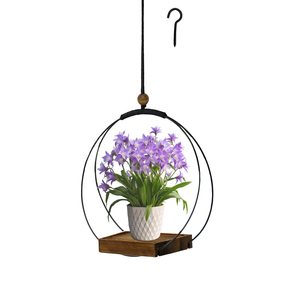 Hismocal gift-ready plant hanger enhances home decor.