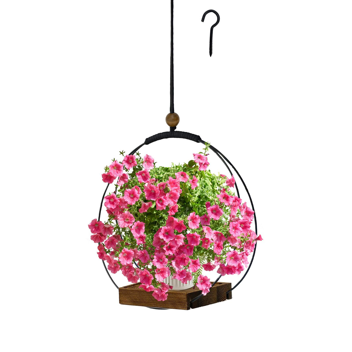 Hismocal wall planter blends natural textures with contemporary style.