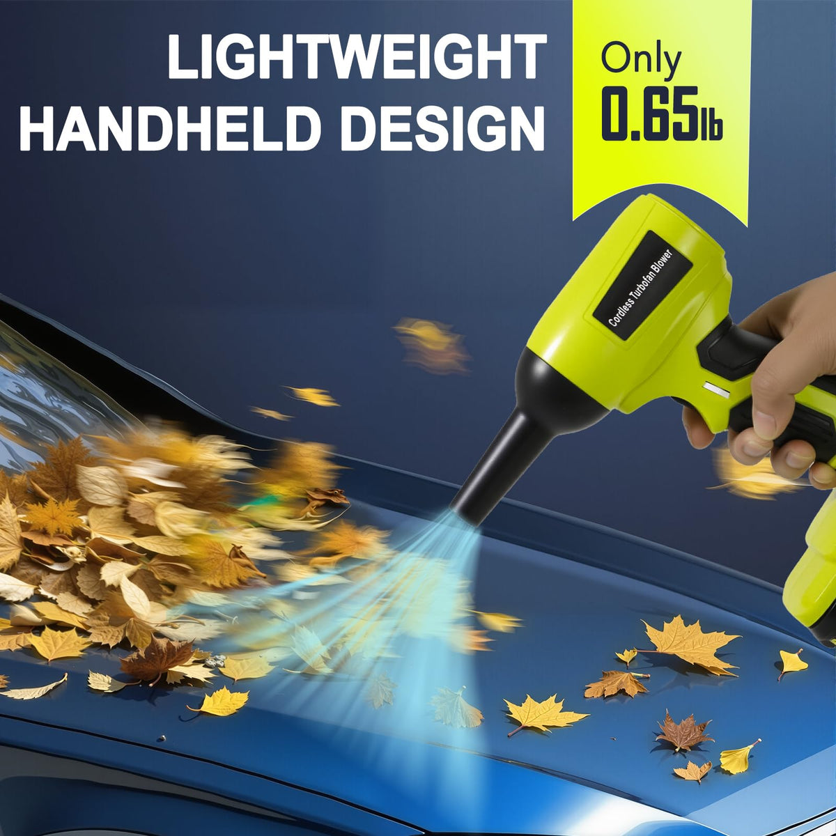 Histely cordless cleaner suited for indoor and outdoor quick cleanups