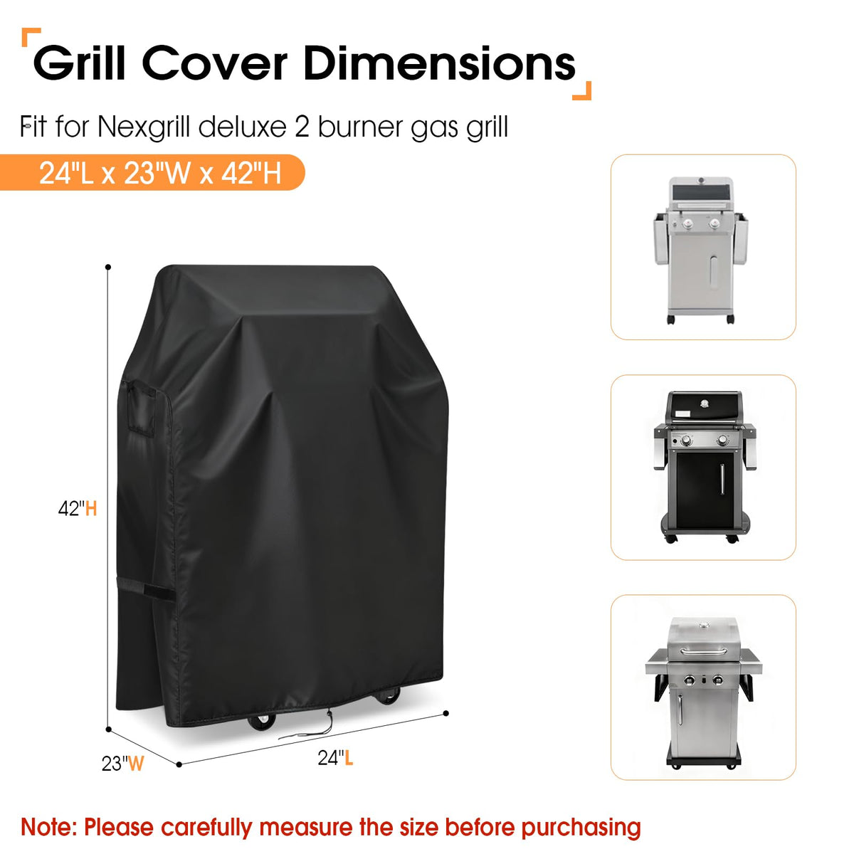 Hiticover waterproof Oxford fabric shields grill against sun, rain and snow