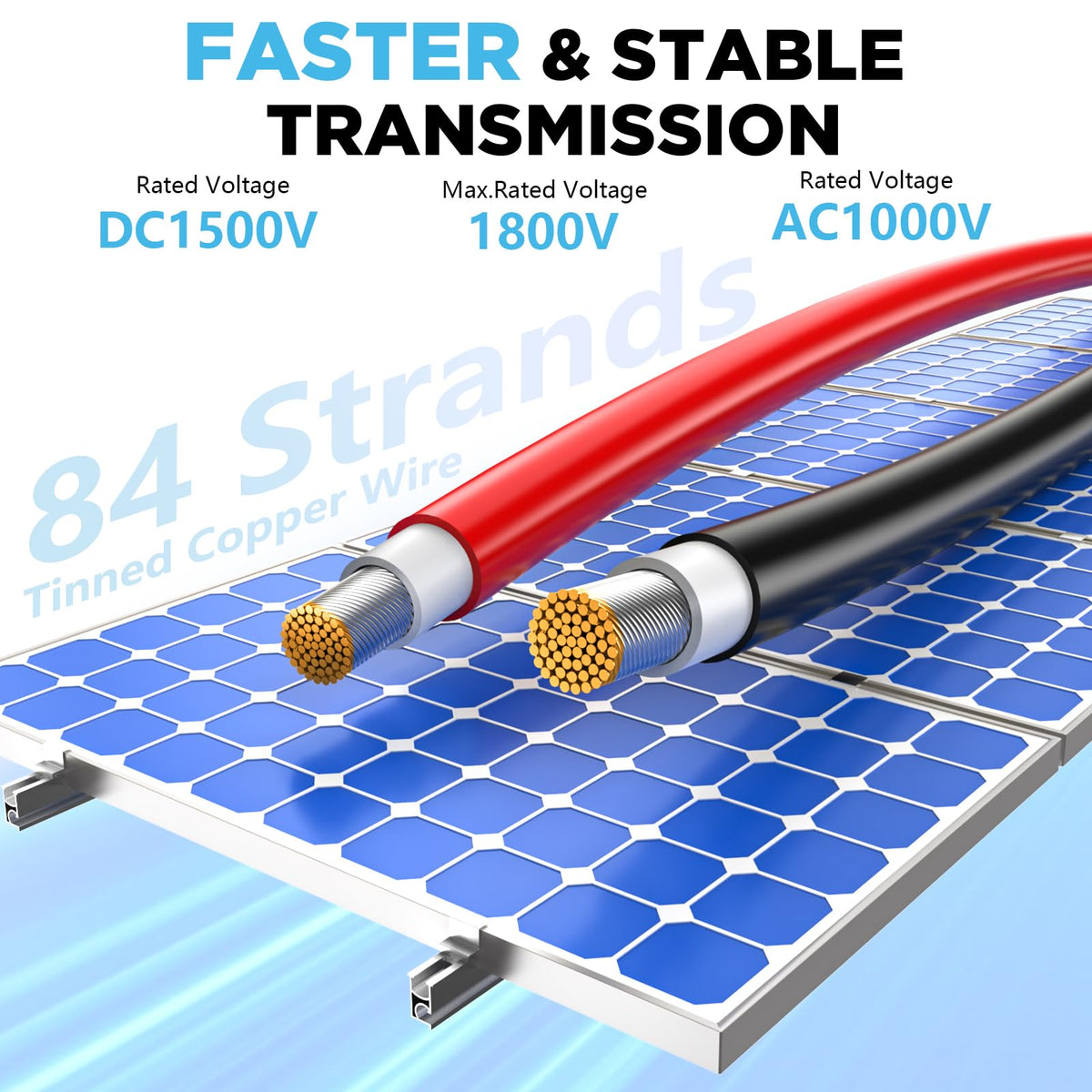 Hiutgowt solar panel installation setup shows easy routing