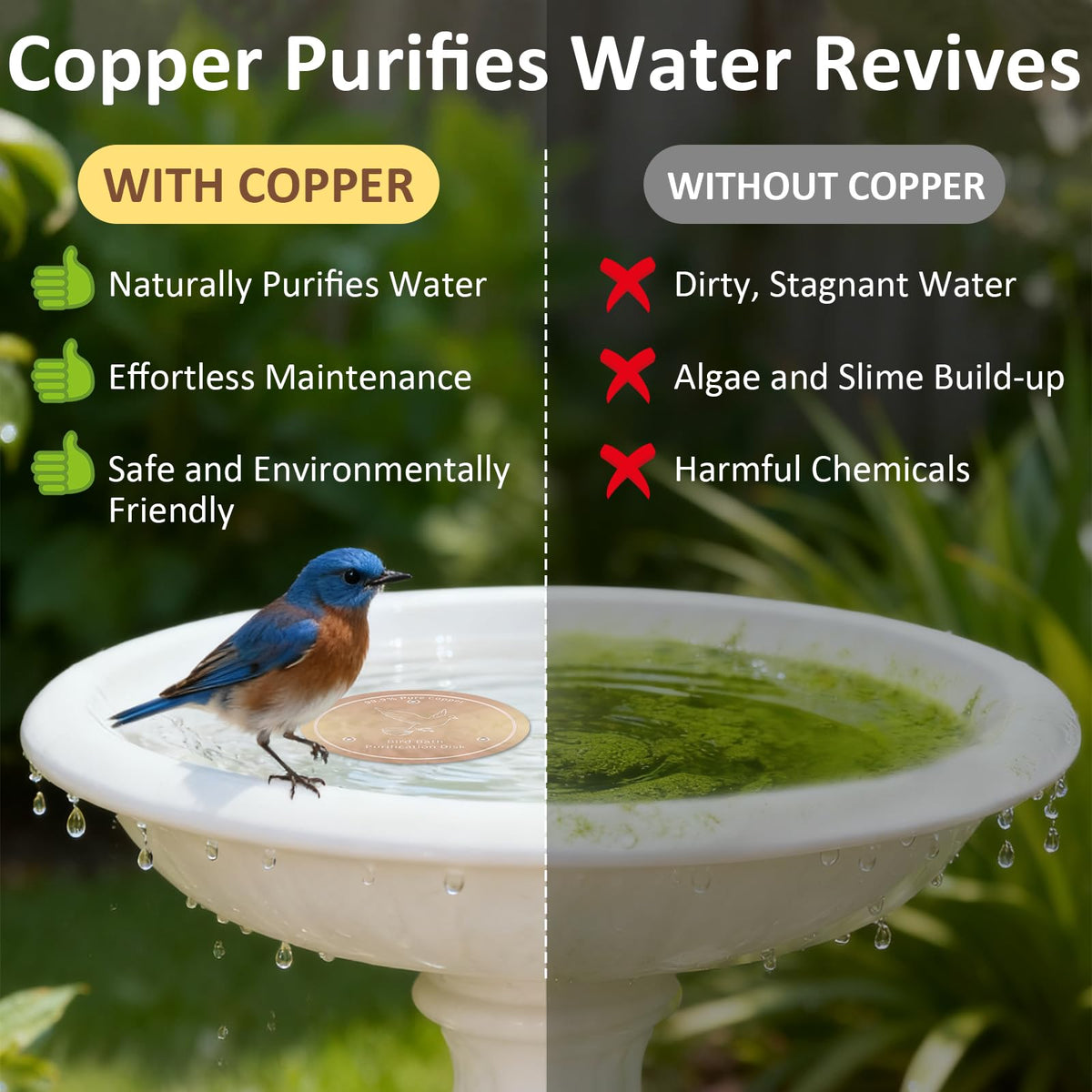 Hivenlly copper disc all-season durability for year-round use