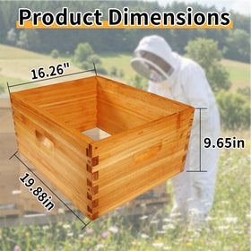 HiveSweet beeswax-coated surface resists weather and helps longevity.