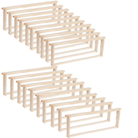 HiveSweet deep Langstroth frames 20-pack ready for hive assembly and inspection