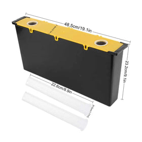 HiveSweet Feeder inside-hive-assembly shown, stable placement improves access for bees.