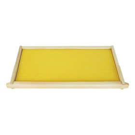 HiveSweet unassembled frame kit with nails included for easy setup.