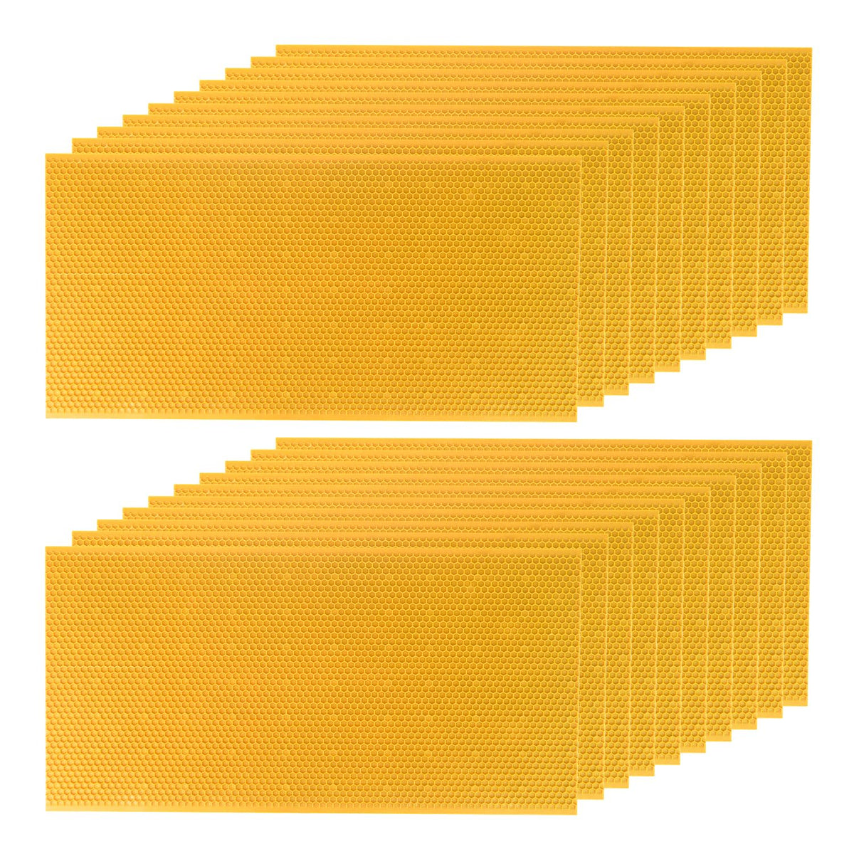 HiveSweet wax-coated foundation sheets in packaging ready for quick hive setup