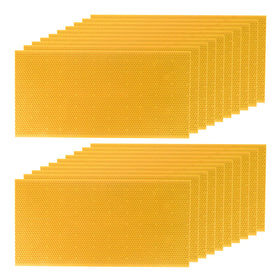 HiveSweet wax-coated foundation sheets in packaging ready for quick hive setup