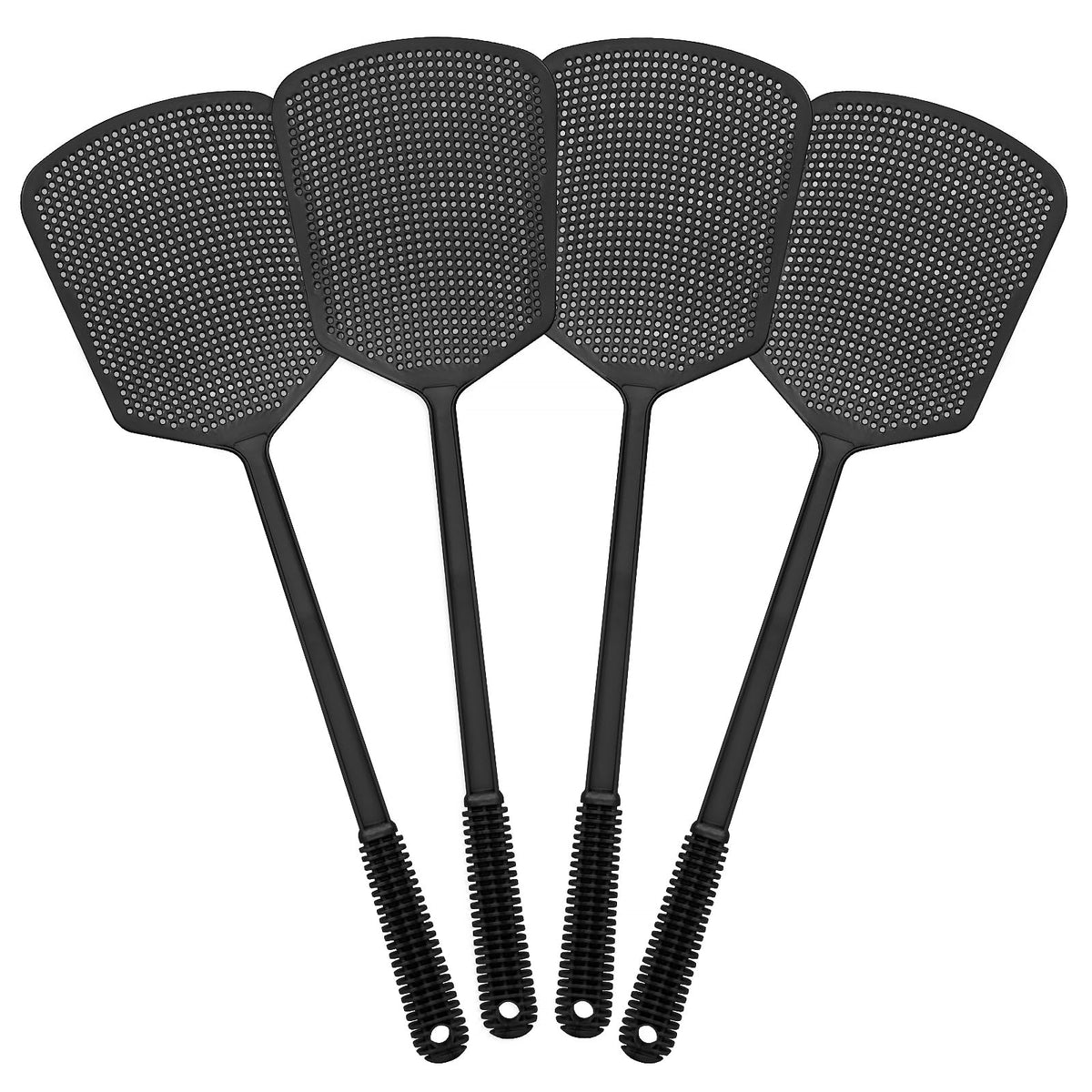 Hiway 4-pack fly swatters for quick indoor and outdoor insect control.