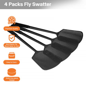 Hiway fly swatter with durable one-piece design for reliable swats.