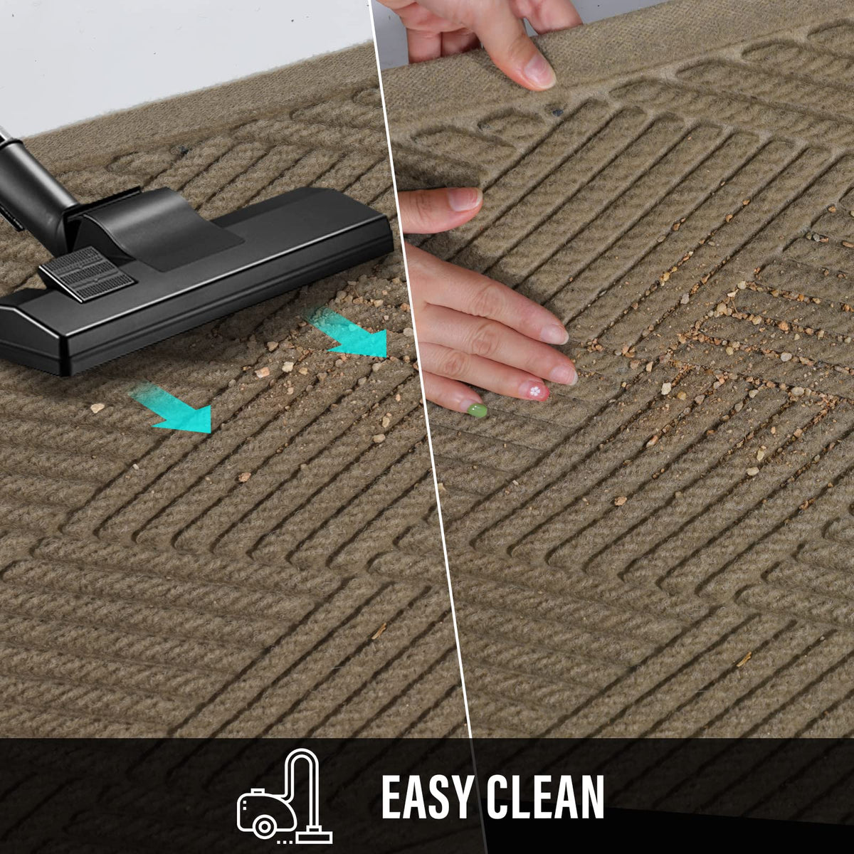 HIYARD 36×24 inch doormat ideal for entryways and decks.