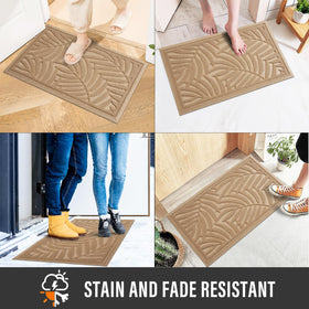 HIYARD mat with low-profile 0.3 inch height under door