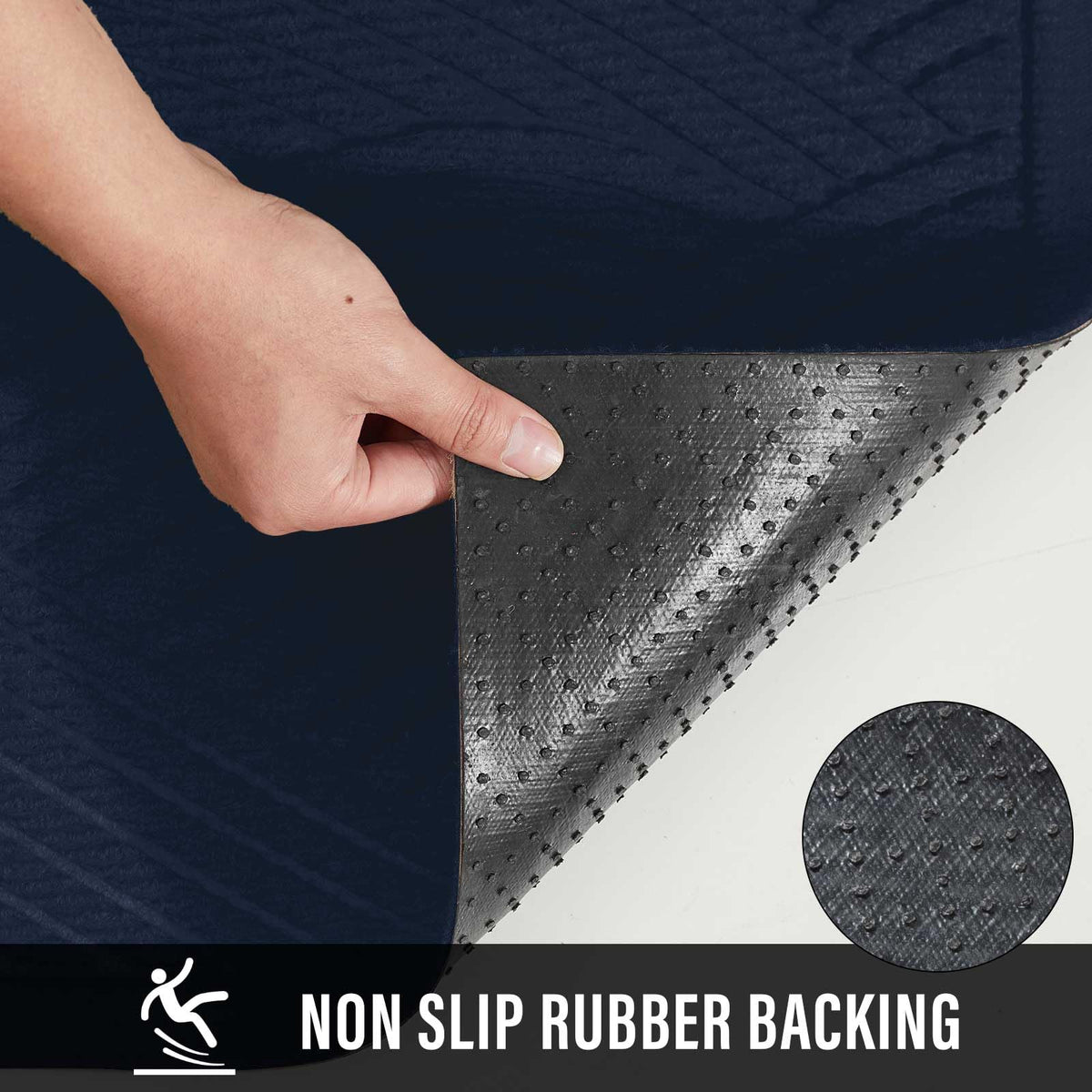 HIYARD durable polyester surface resists staining and fading across weather.