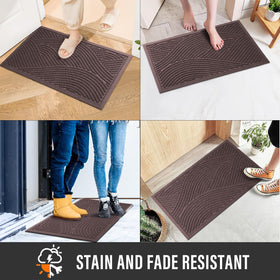 HIYARD low-profile mat designed to clear doors without snagging.