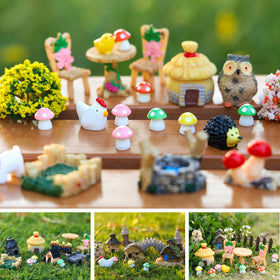 HIYZI mini mushroom adds whimsical color to terrariums and crafts