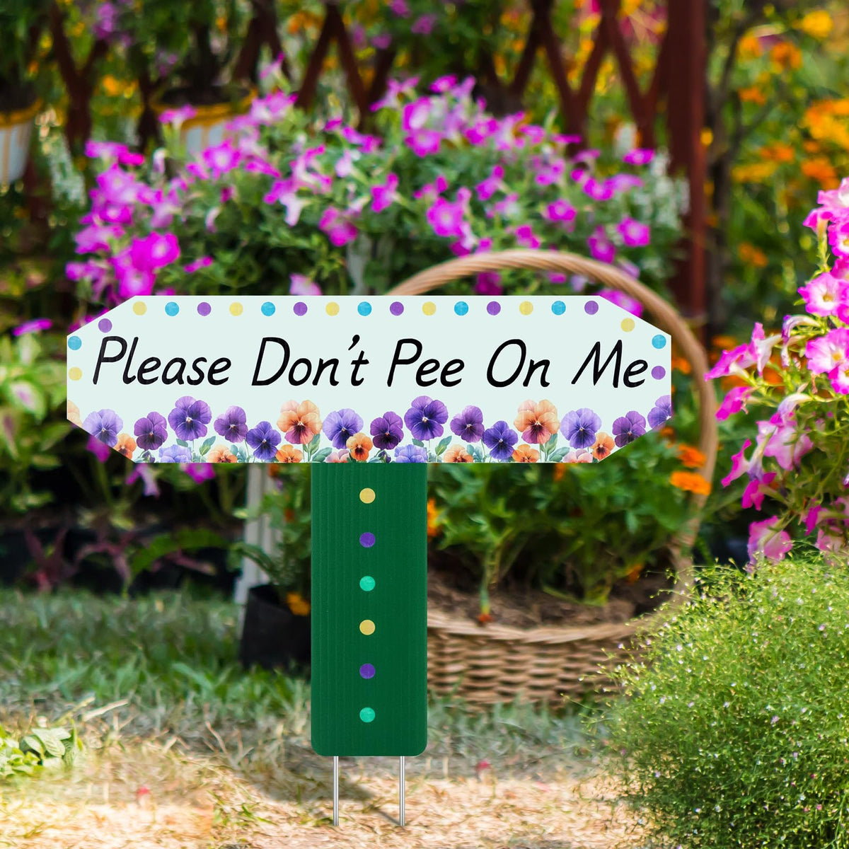 HIYZI No Dog Urine Sign for public areas, promotes etiquette