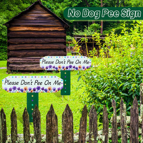 HIYZI Please Don't Pee on Me Signage, outdoor-durable for gardens