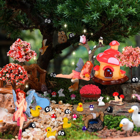 HIYZI resin figures resist weathering for lasting garden displays