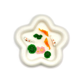 HIZEMLK pink lotus flower miniature for decorative scenes