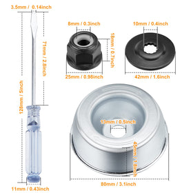 HK blades compatible with Husqvarna and Stihl show universal fit