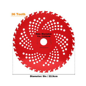 HK wide-application blade handles small trees and tall grass