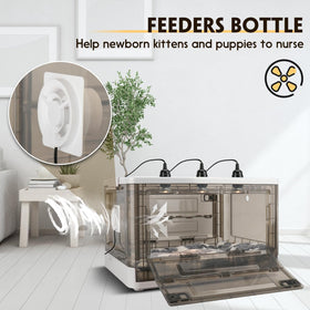 HKDQ incubator adjustable fan delivers quiet, even airflow for comfort.