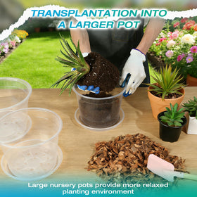 HKKZYT durable plastic pot for indoor and outdoor use.