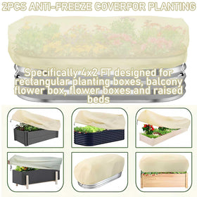 Hkvoxim raised bed frost cover blocks cold air and pests