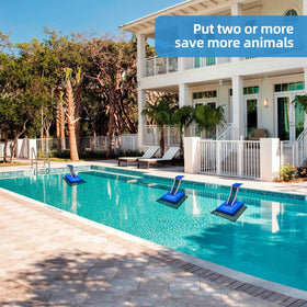 HKZ 2Pcs pool animal escape ramp reduces pool contamination by enabling quick exit