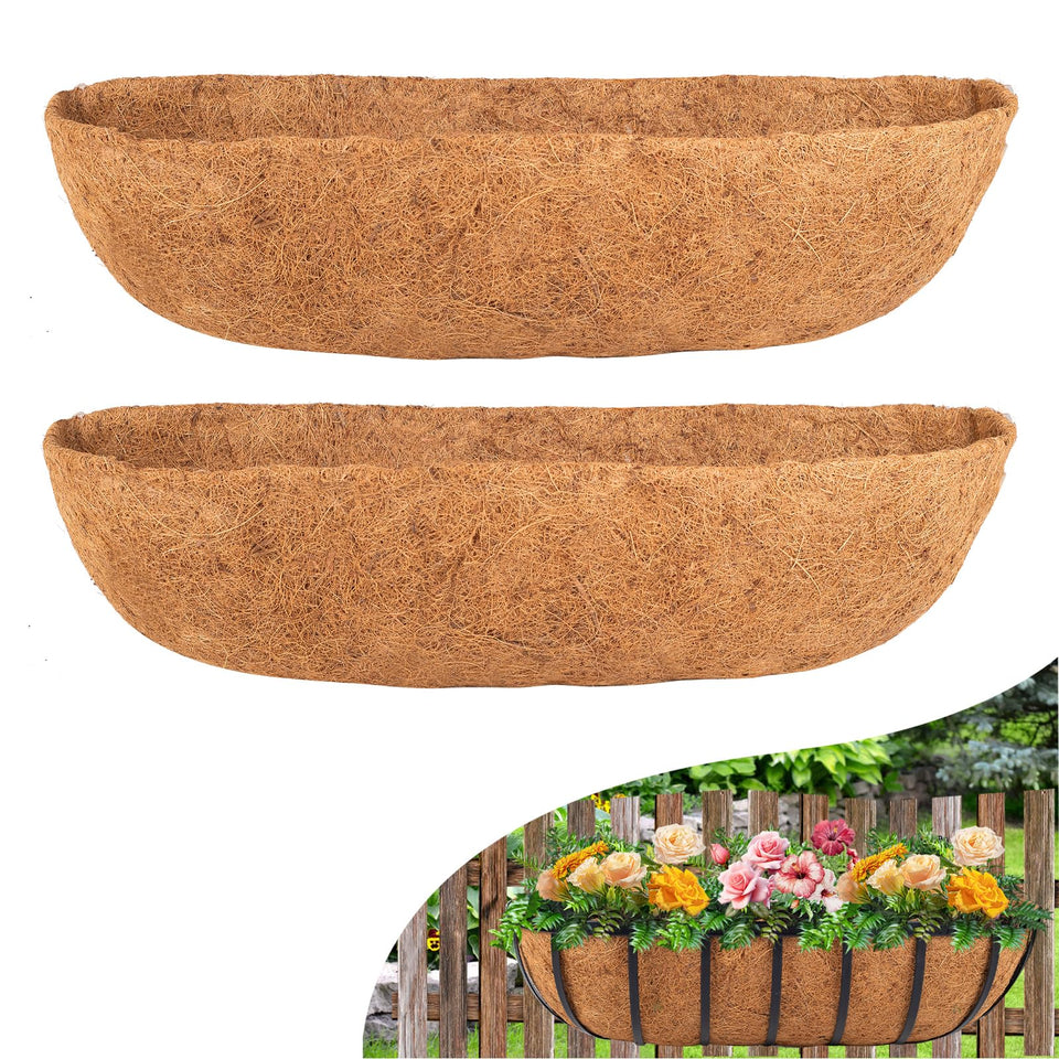 HKZ coconut liner for window boxes ready for easy installation.