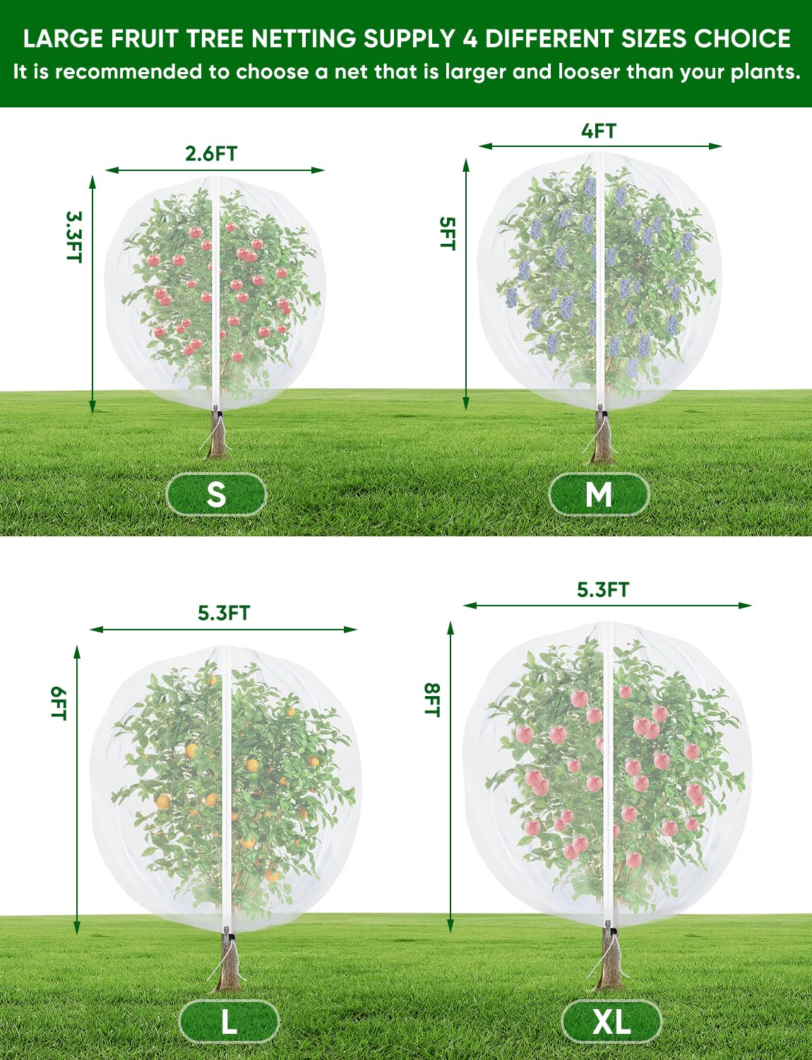HKZ plant protection netting improves light and air circulation for healthy growth
