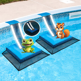 HKZ pool critter escape ramp blue enabling easy rescue of small animals