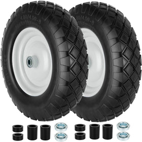 HLHgirl 4.80/4.00-8 flat-free tire close-up for puncture-free rolling