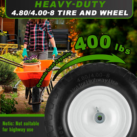 HLHgirl polyurethane tire with steel rim highlights durability on rough terrain
