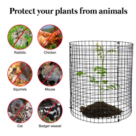 Hlimior metal mesh sheets provide durable, weatherproof garden protection