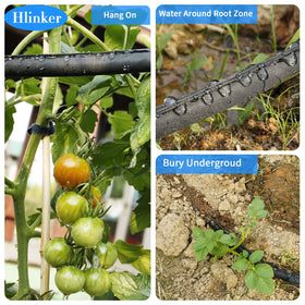 Hlinker recycled vinyl eco-material supports environmentally friendly drip irrigation.