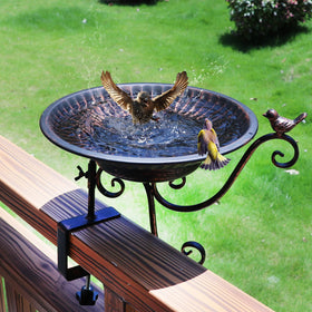 HLQMFHT deck mount bracket supports sturdy railing installation on patios.