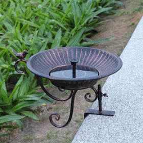 HLQMFHT patio garden decor bronze accent for a shimmering fountain.