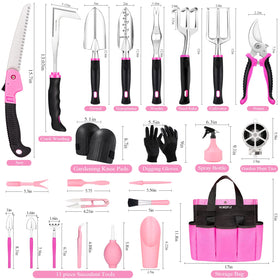 HLWDFLZ pink large trowel with durable aluminum design for deep planting.